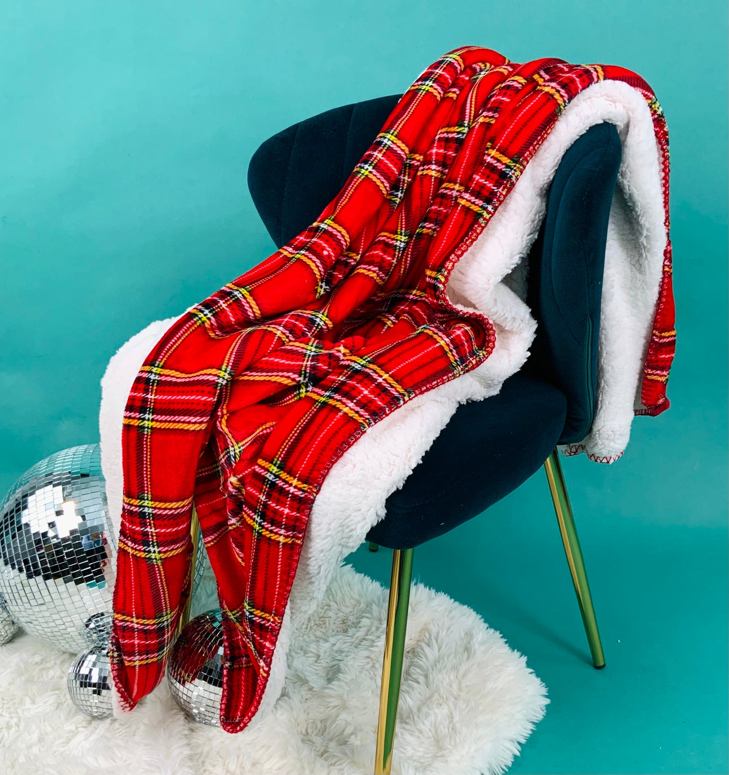 Cozy Up Blanket in Red Plaid