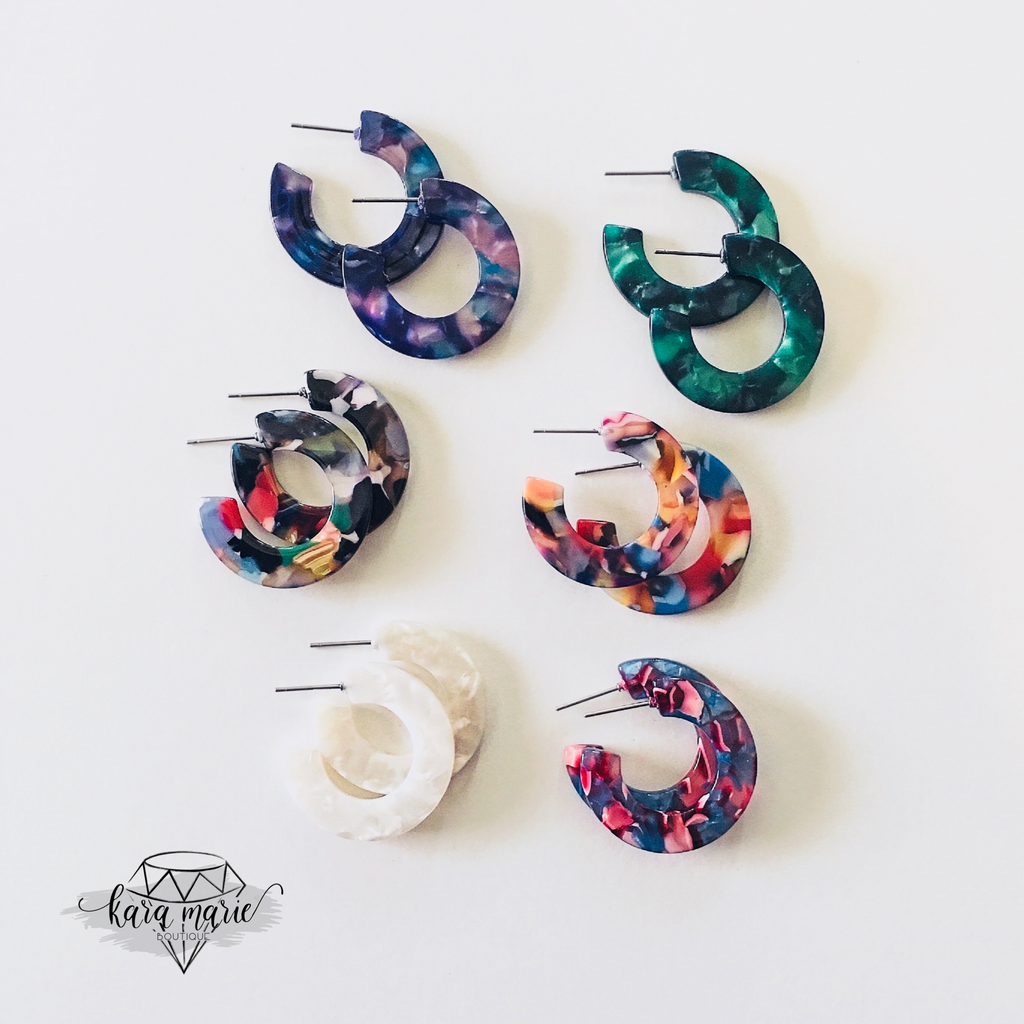 Hoop Earring - Small - Multiple Colors! - KaraMarie Boutique